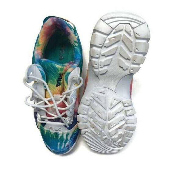 Fila Womens Provenance X Fixture Tie Dye Fashion Chunky Shoes Sneakers Size 7 - Picture 7 of 8